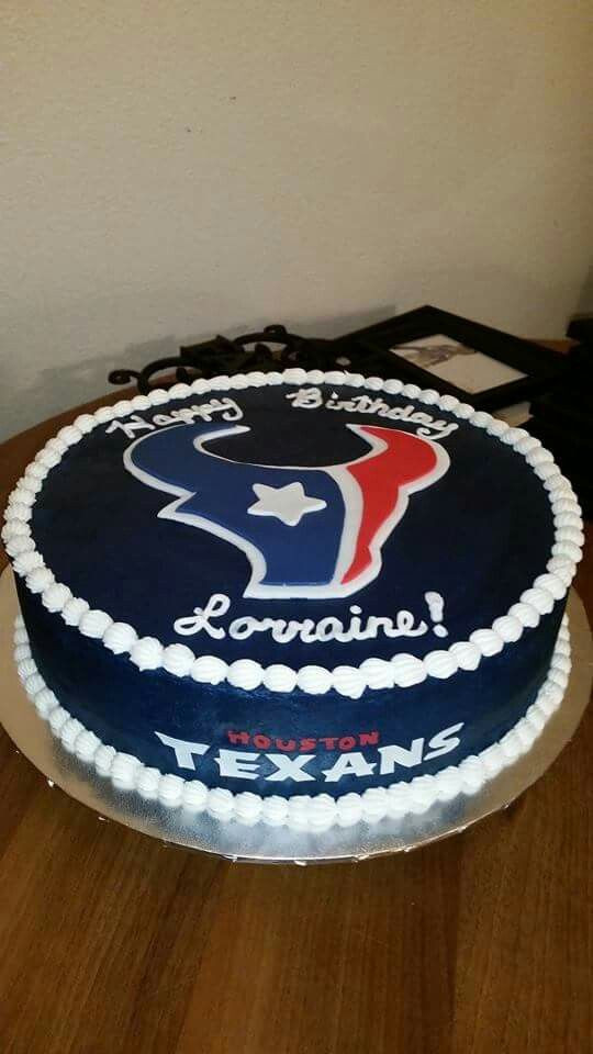 Birthday Cakes Houston
 Houston Texans cake Cakes by Grace Pinterest