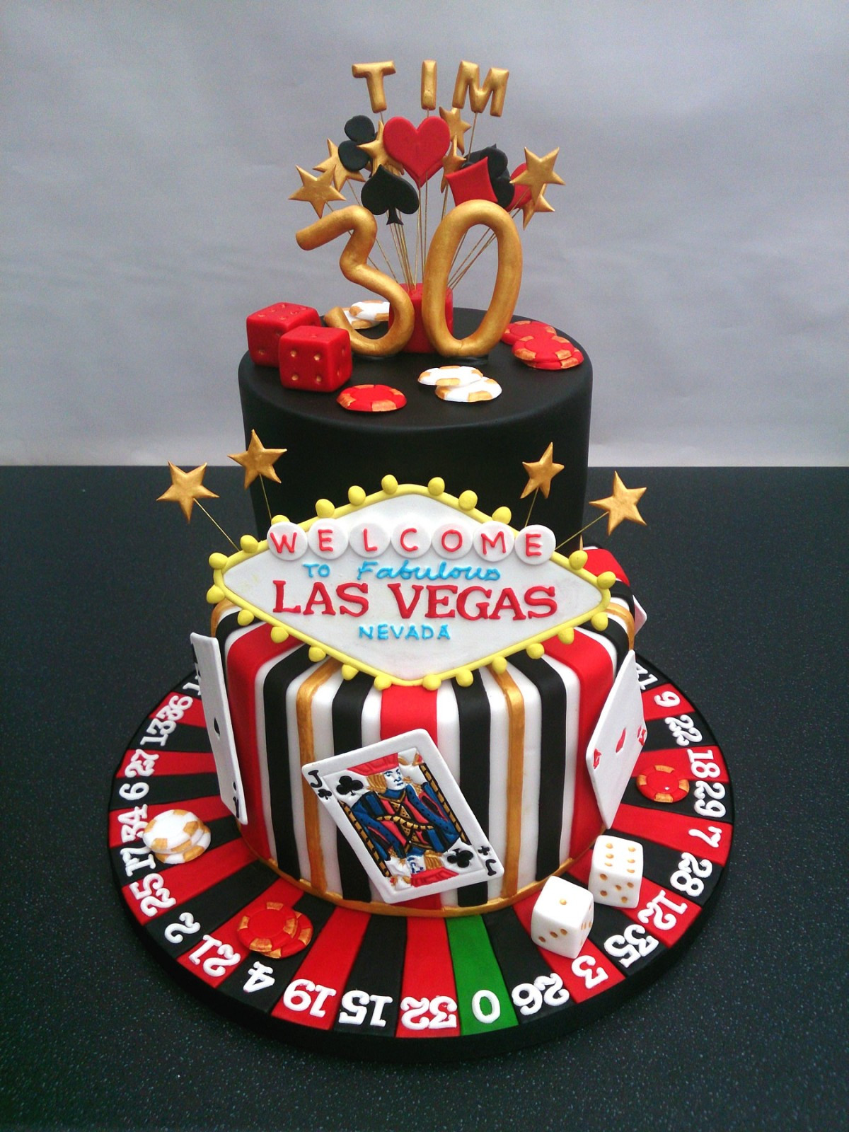 Birthday Cakes Las Vegas
 Las Vegas Gambling Themed Birthday Cake Susie s Cakes