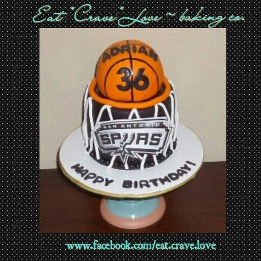 Birthday Cakes San Antonio
 San Antonio Spurs basketball birthday cake