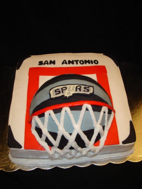 Birthday Cakes San Antonio
 29 best San Antonio Spurs Cakes images on Pinterest