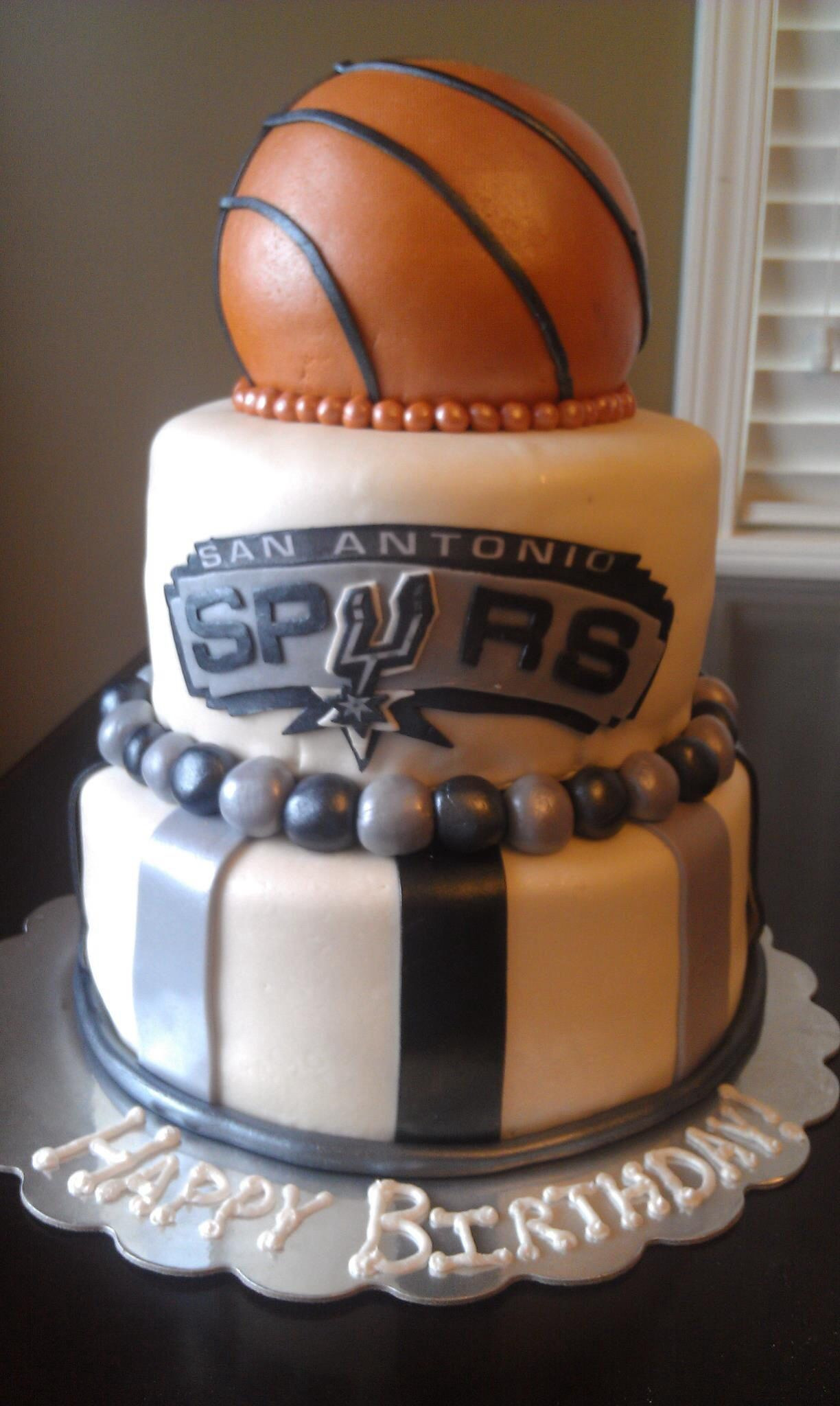 Birthday Cakes San Antonio
 Spurs by Khristin Cakes Pinterest