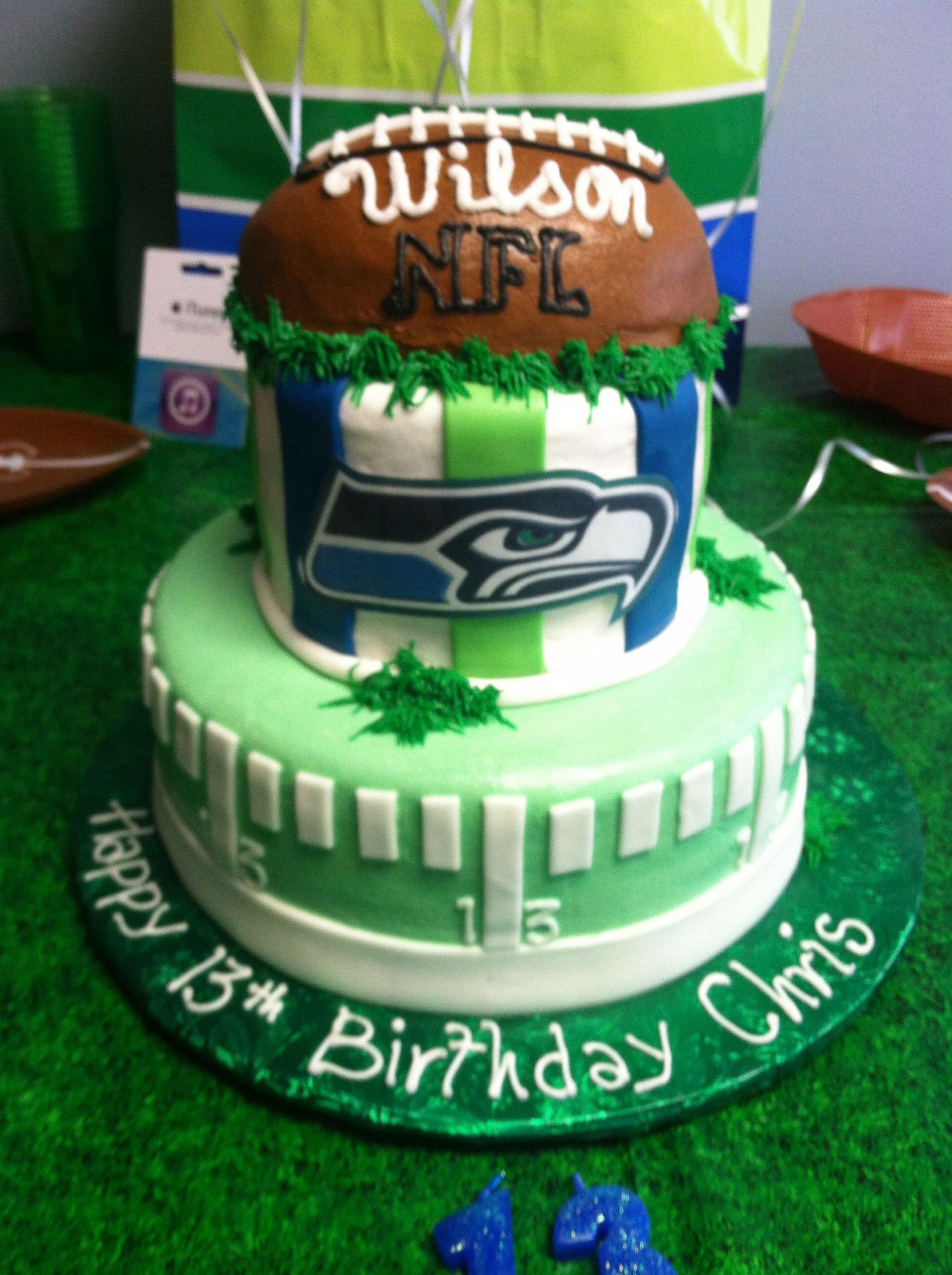 Birthday Cakes Seattle
 Seahawks cake Carter would love this