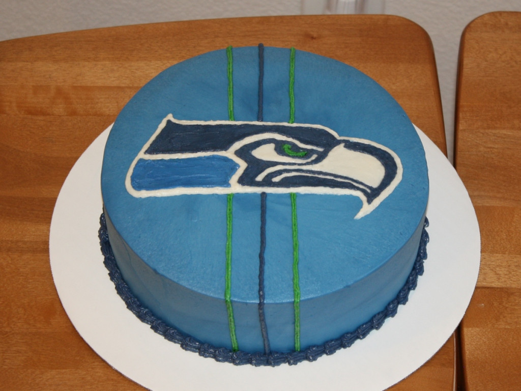 Birthday Cakes Seattle
 Party Cakes Seattle Seahawks Birthday Cake