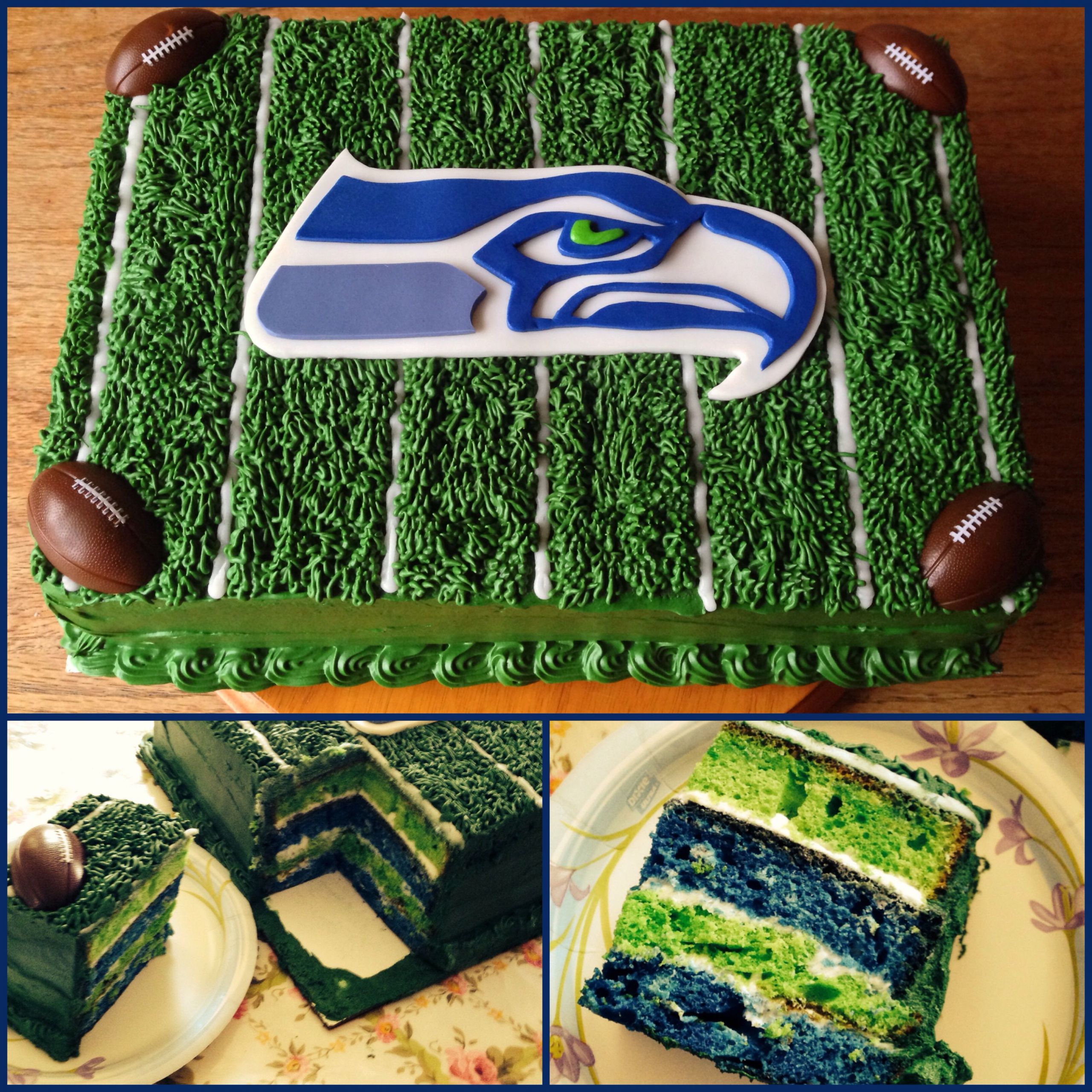 Birthday Cakes Seattle
 Seattle Seahawks cake