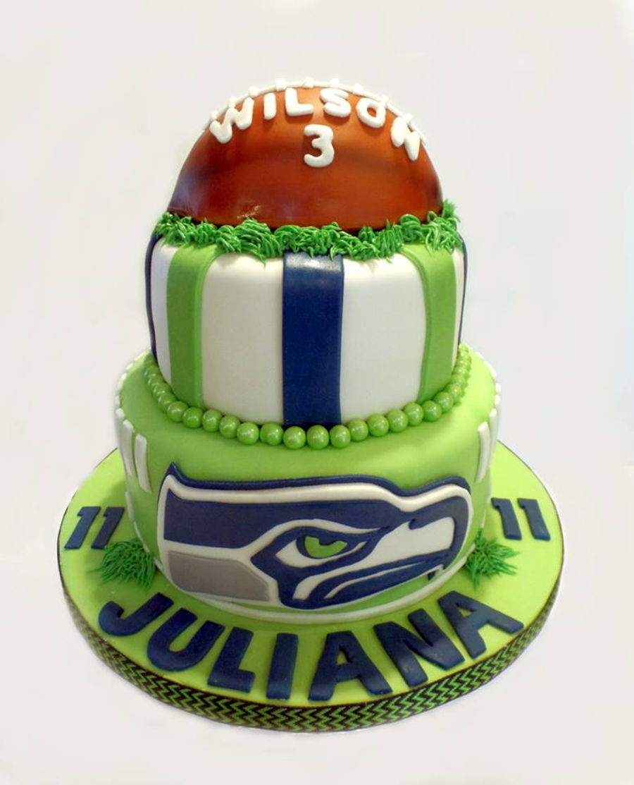 Birthday Cakes Seattle
 Seattle Seahawks Birthday Cake CakeCentral