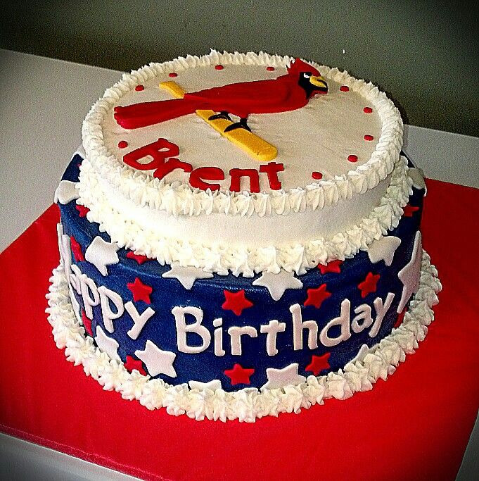 Birthday Cakes St Louis
 St Louis Cardinals Birthday Cake
