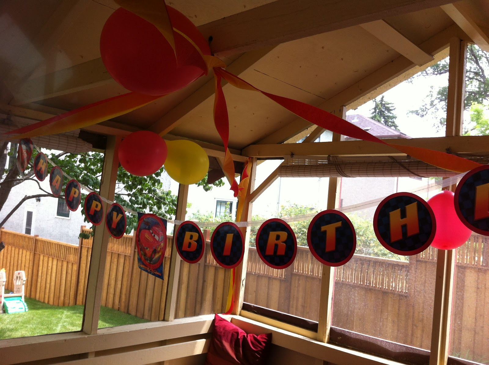 Birthday Car Decorations
 Our Disney Cars Theme Birthday Party Decorations Games