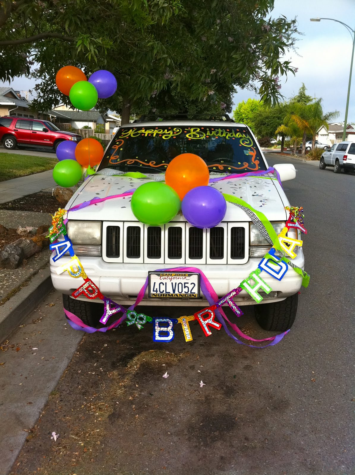 Birthday Car Decorations
 Many The Miles Today Was my 22nd Birthday