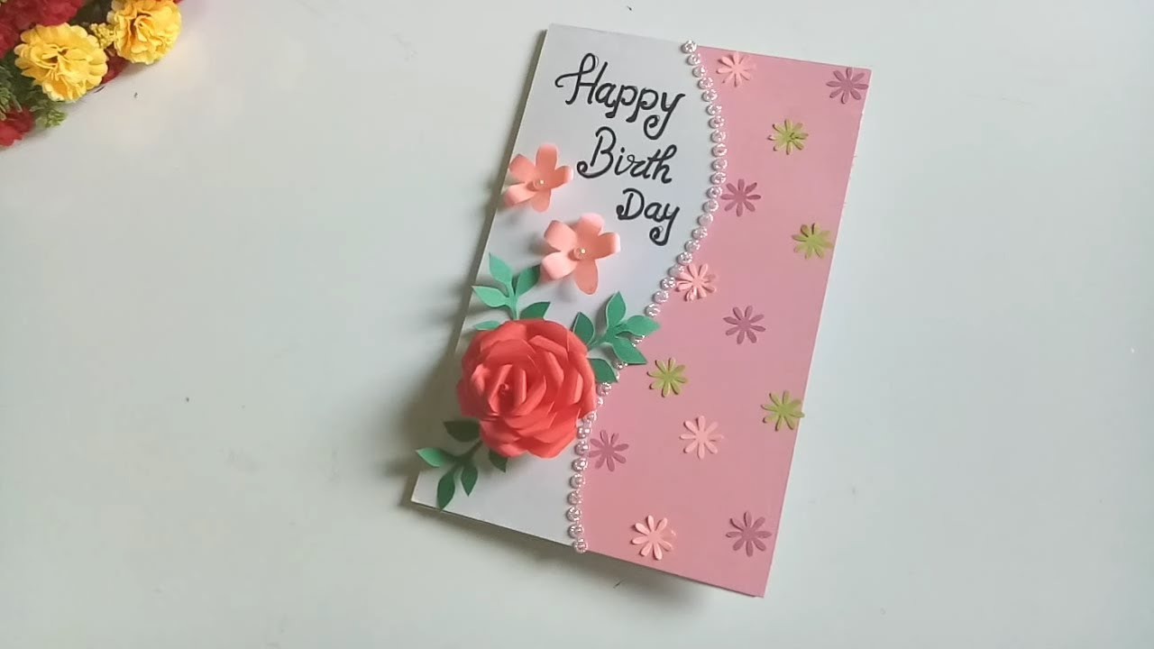 Birthday Card Designs
 Beautiful Handmade Birthday Card idea DIY GREETING cards