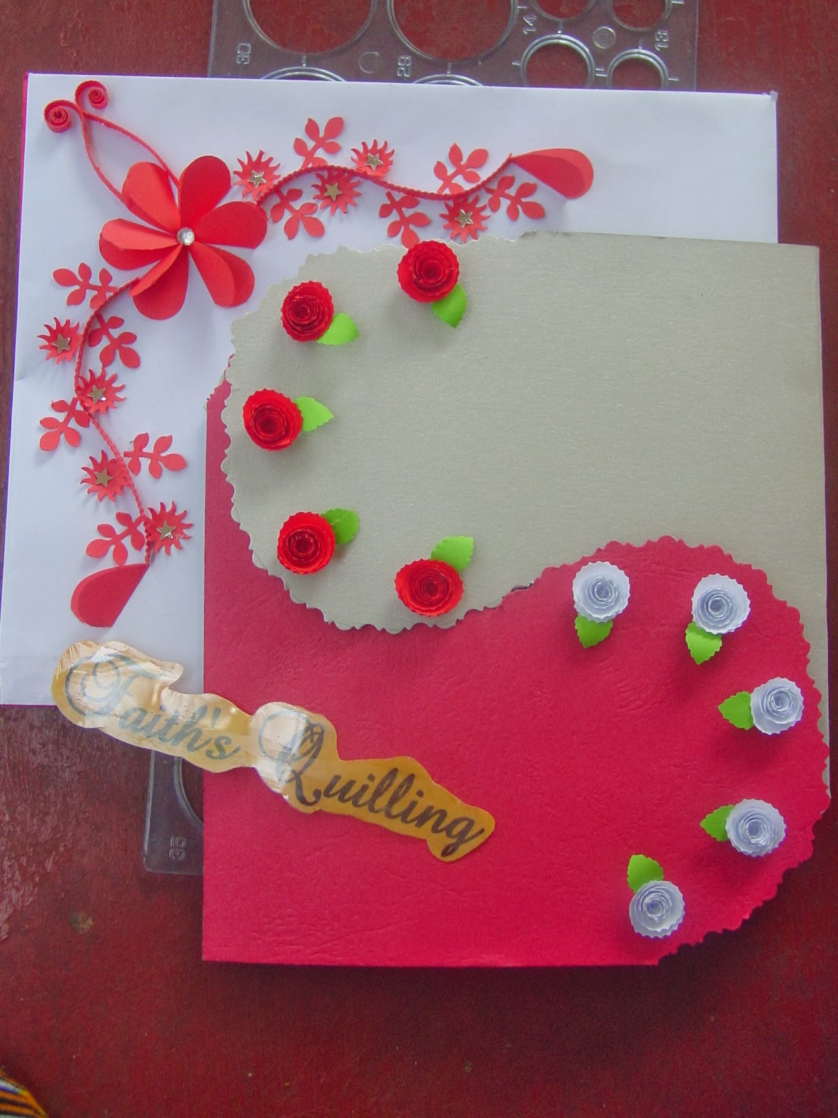 Birthday Card Designs
 Faith s Quilling Birthday card