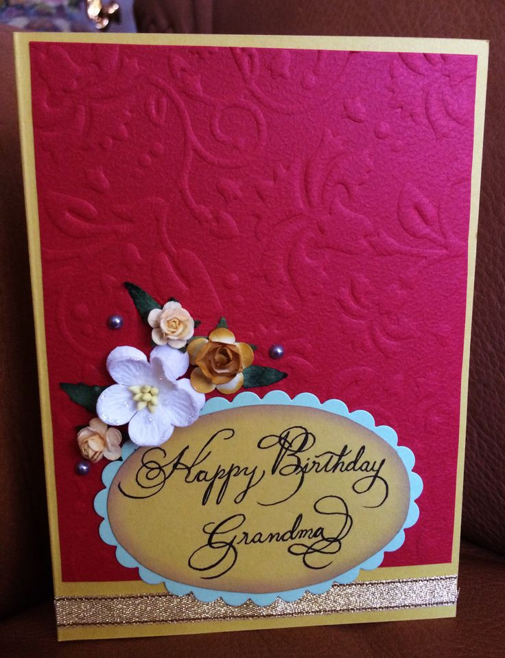Birthday Card For Grandma
 17 best images about Birthday card ideas for grandma on