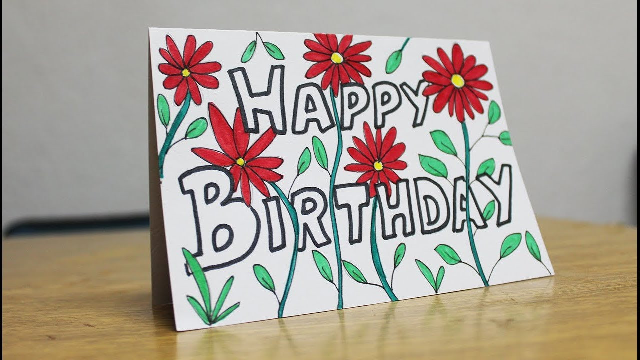 Birthday Card Ideas For Mom
 Beautiful Birthday Card for Mom Handmade Card Design