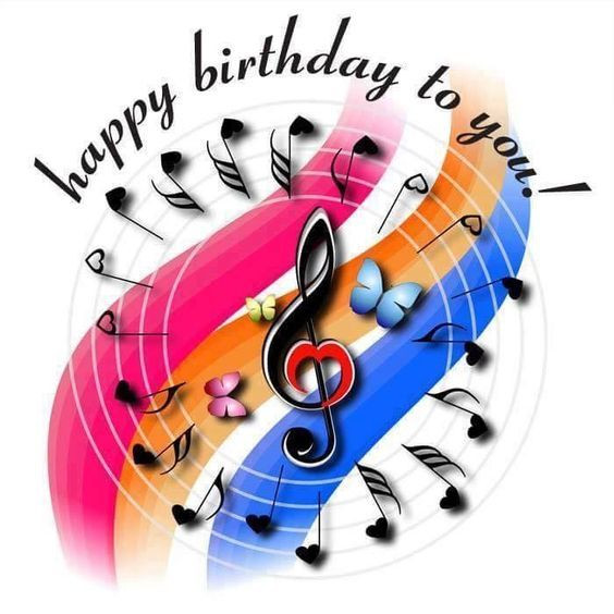 Birthday Card With Song
 Song Note Happy Birthday s and for