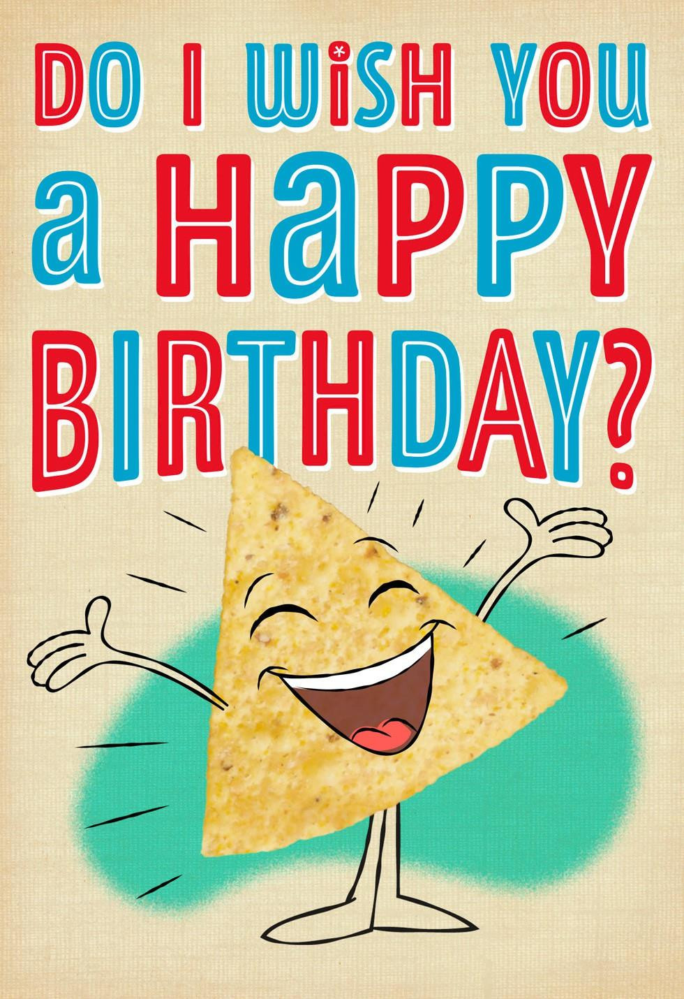 Birthday Card With Song
 Nacho Chips Musical Birthday Card Greeting Cards Hallmark