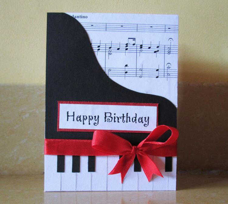 Birthday Card With Song
 Piano Happy Birthday Card Music themed by DreamsByTheRiver