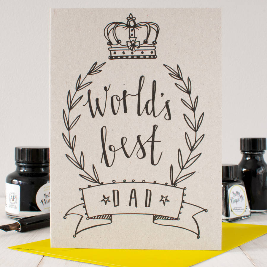 Birthday Cards For Dads
 worlds best dad birthday card by betty etiquette