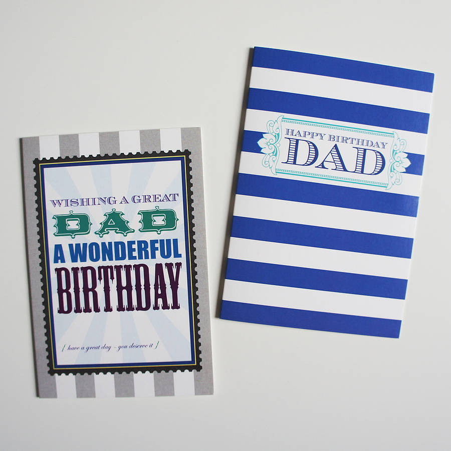 Birthday Cards For Dads
 dad birthday greeting card by dimitria jordan