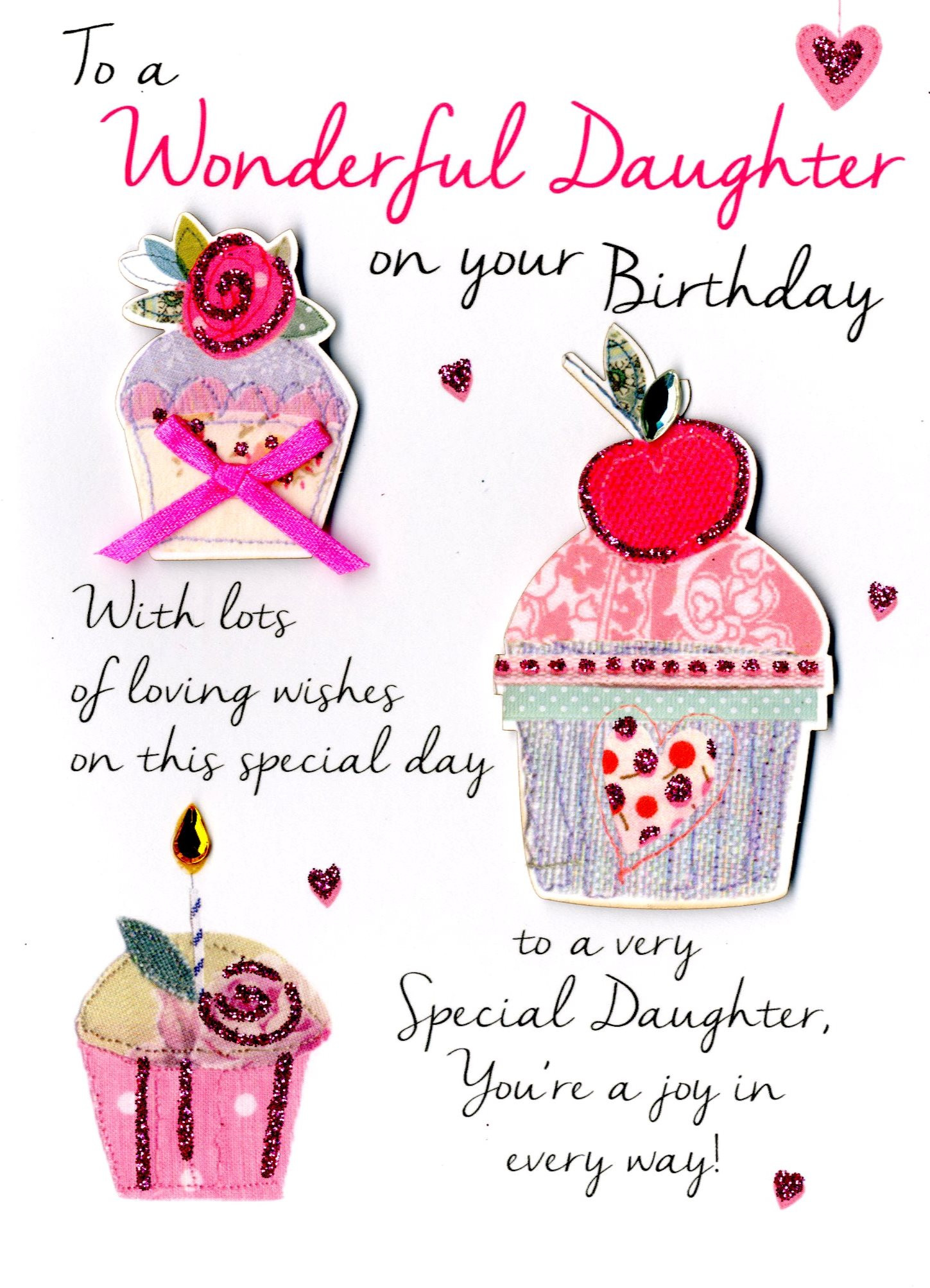 Birthday Cards For Daughter
 Wonderful Daughter Birthday Greeting Card