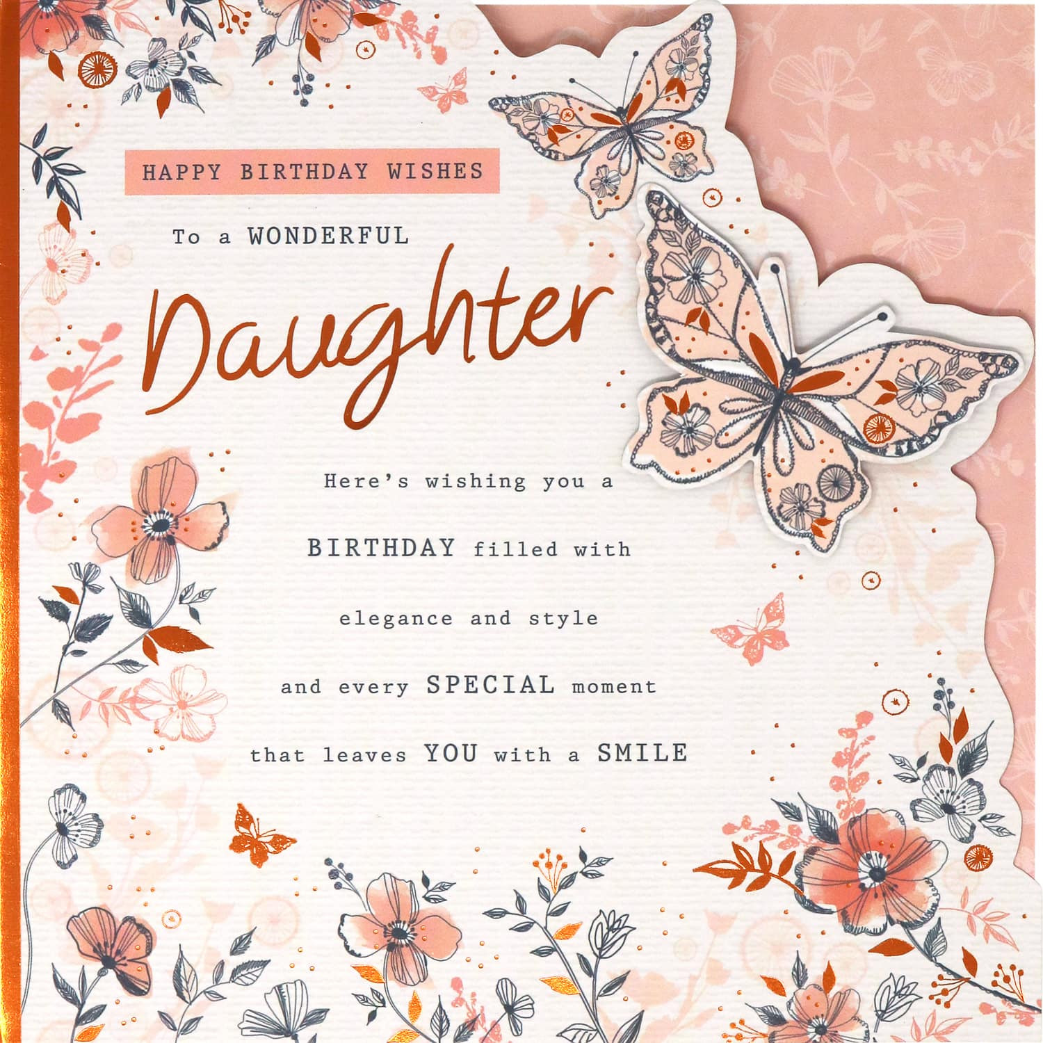 Birthday Cards For Daughter
 Wonderful Daughter Birthday Card