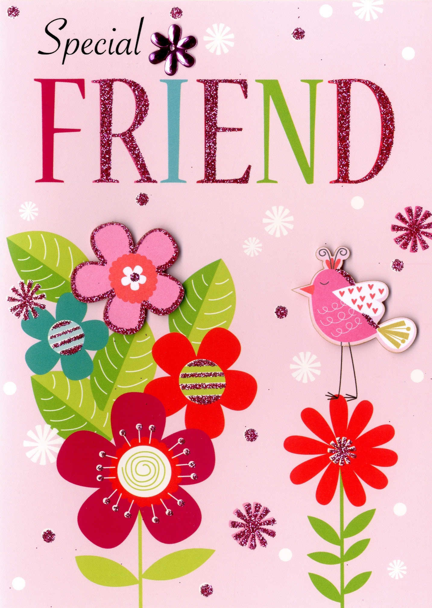 Birthday Cards For Friends
 Special Friend Birthday Greeting Card