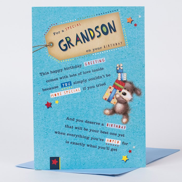 Birthday Cards For Grandson
 Birthday Card Special Grandson