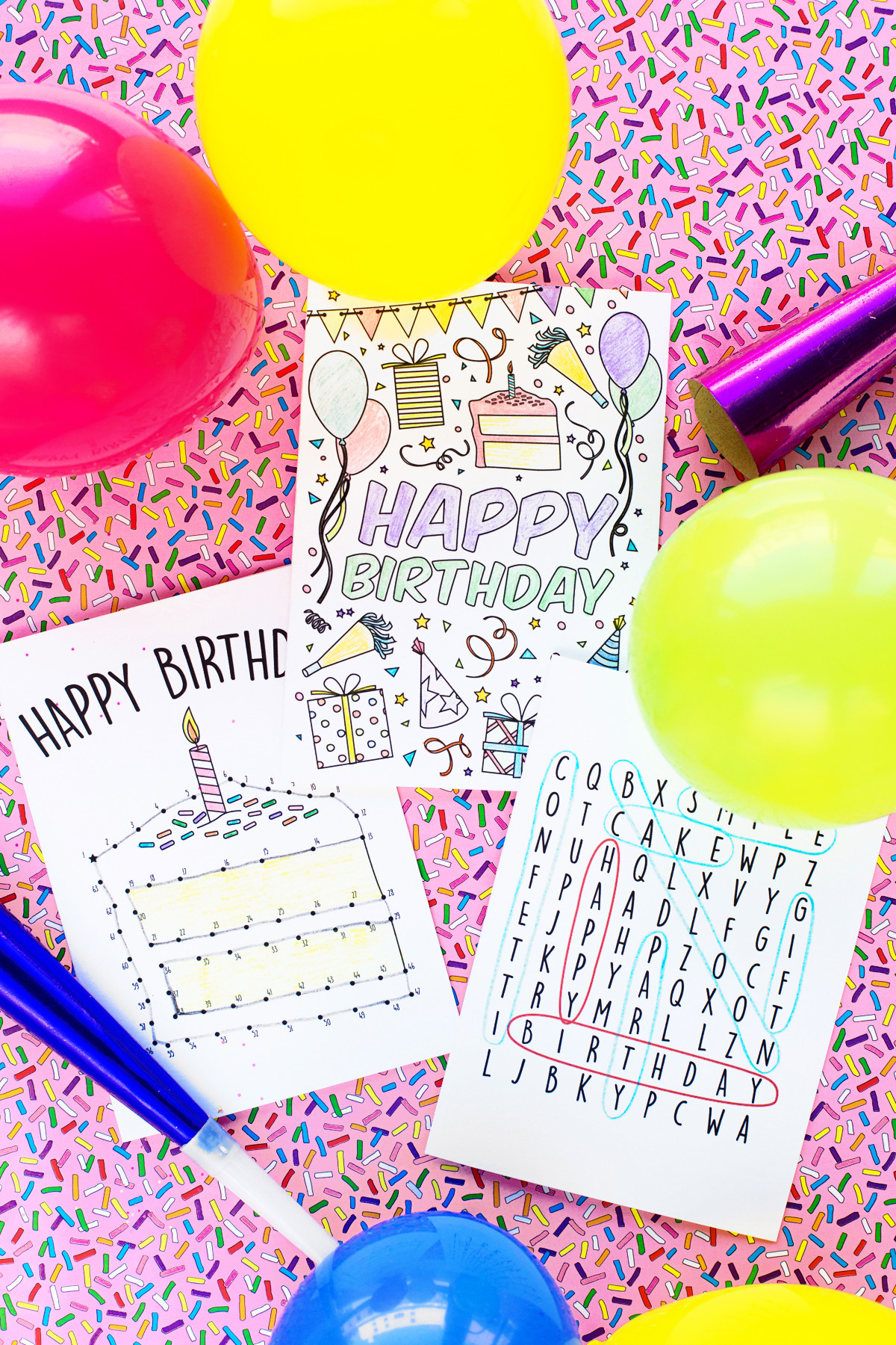 Birthday Cards Free Online
 Free Printable Birthday Cards for Kids Studio DIY