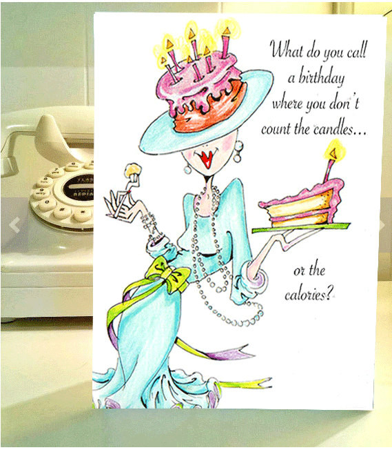 Birthday Cards Funny For Her
 Funny Birthday card funny women humor greeting cards for her