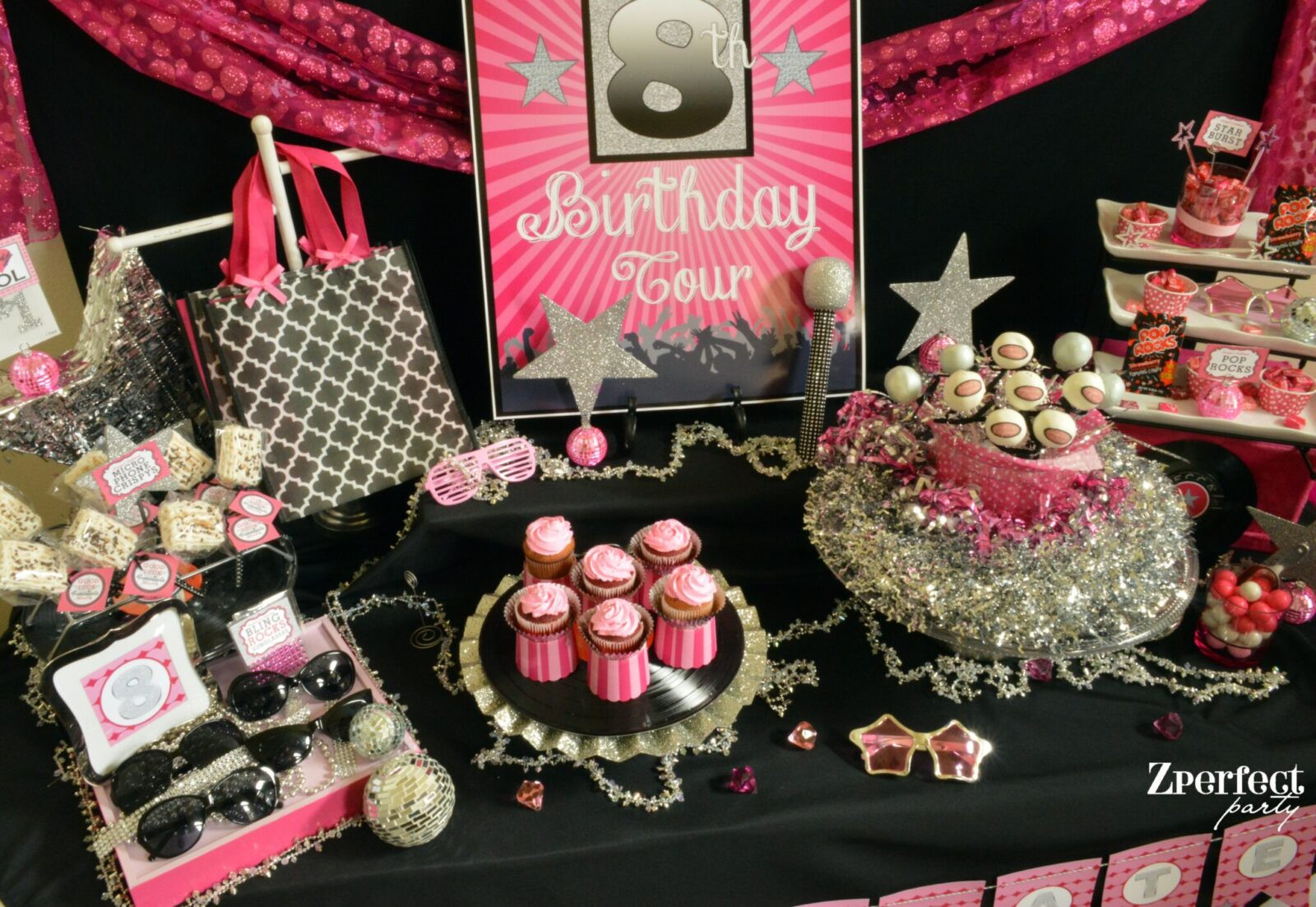 Birthday Decorations
 Guest Party Pop Star Idol 8th Birthday Party