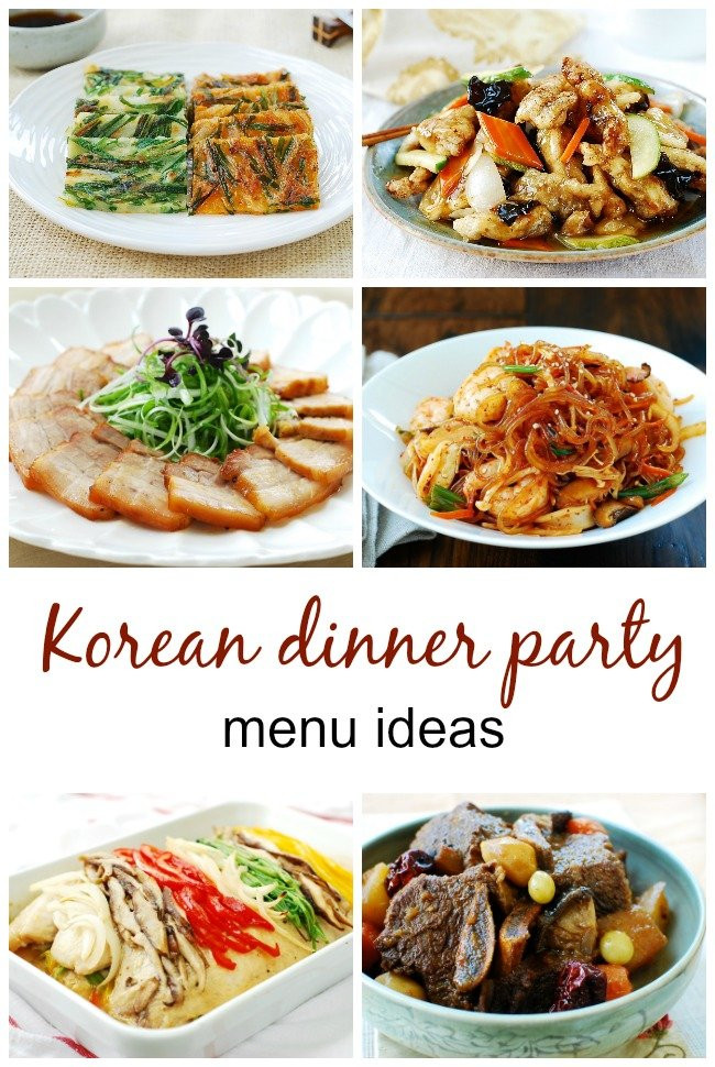 Birthday Dinner Menu Ideas
 Menus for Korean Dinner Parties Korean Bapsang