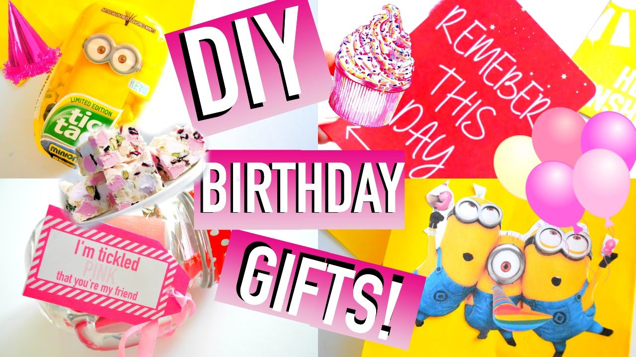 Birthday Diy Gifts
 DIY Birthday Gift Ideas Easy & Affordable ♡