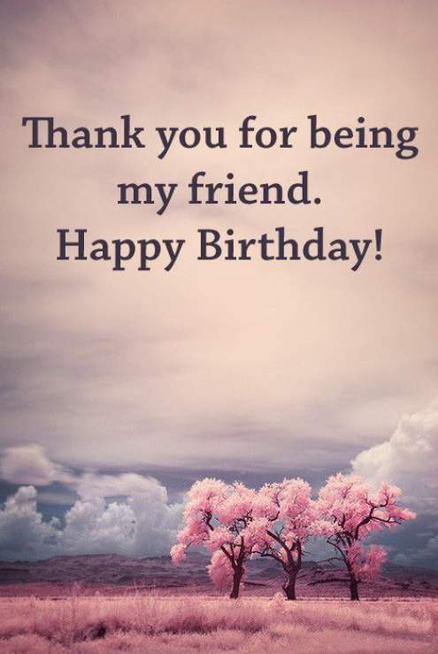 Birthday Friend Quotes
 32 Best Thank You Quotes and Sayings