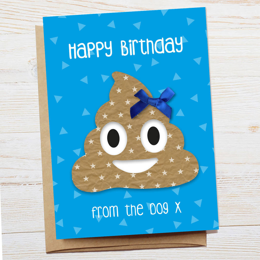 Birthday Funny Cards
 Funny Birthday Card From The Dog By Jolie Design