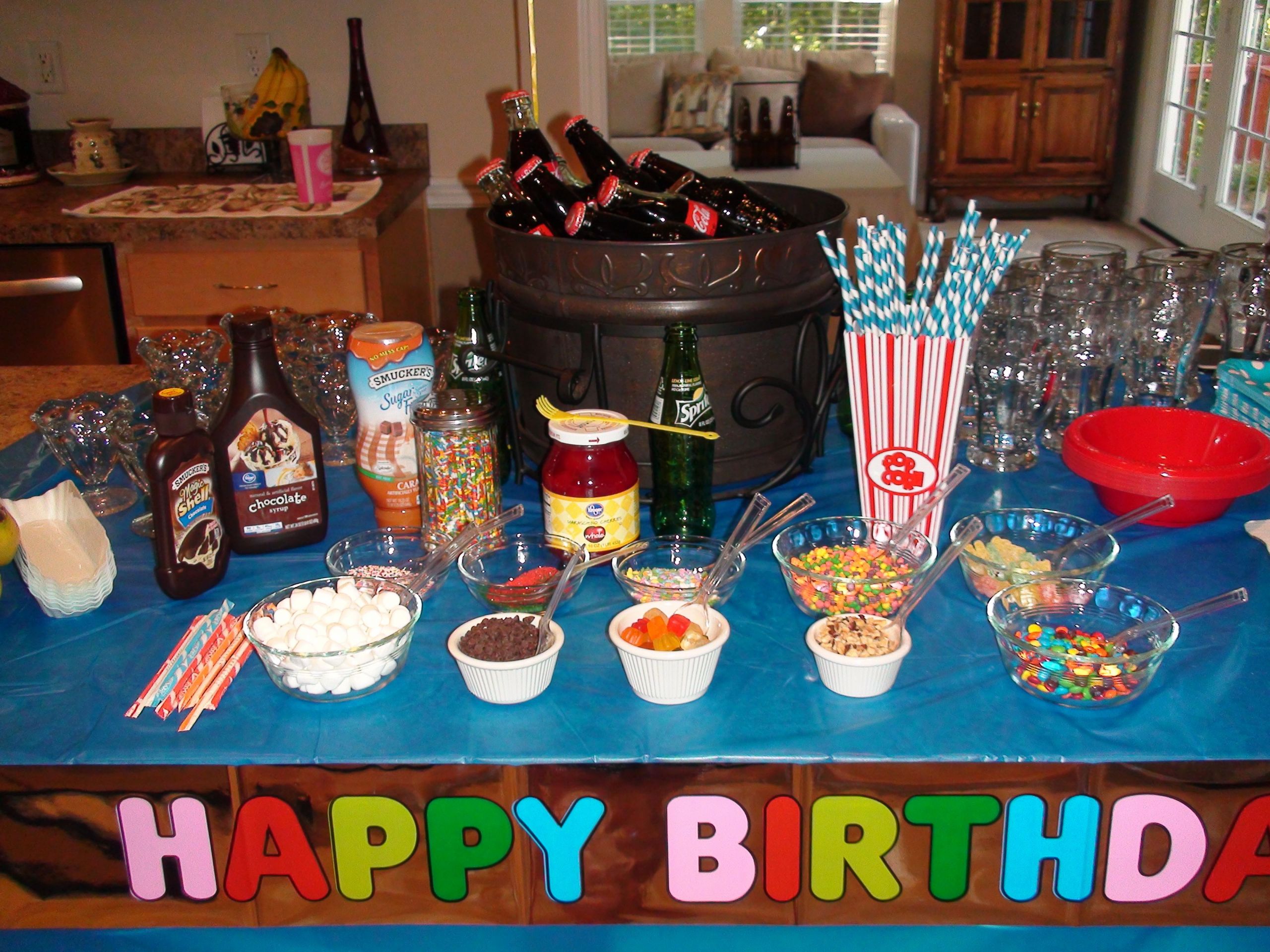 Birthday Gift Ideas 12 Year Old Boy
 12 year old party root beer floats banana splits ice