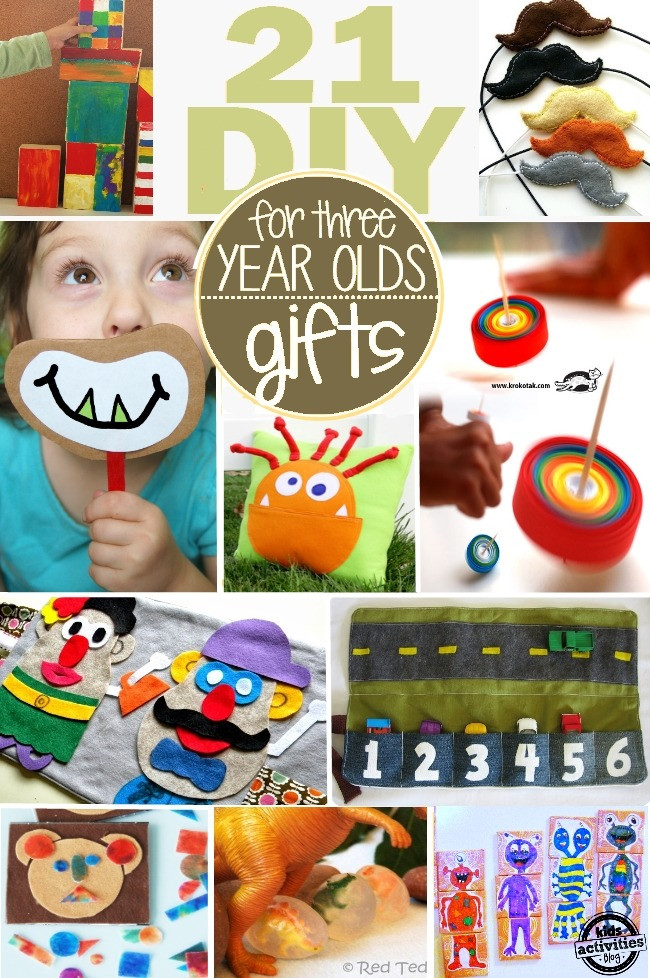 Birthday Gift Ideas 3 Year Old Boy
 21 HOMEMADE GIFTS FOR 3 YEAR OLDS THEY CAN HELP TOO