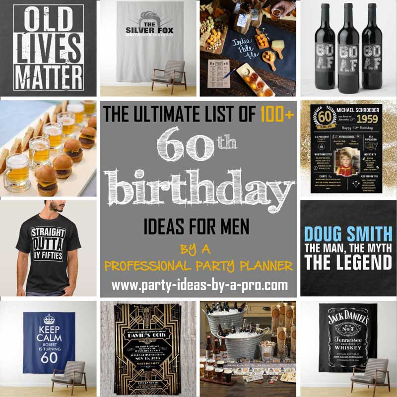 Birthday Gift Ideas For 60 Year Old Man
 100 Creative 60th Birthday Ideas for Men —by a