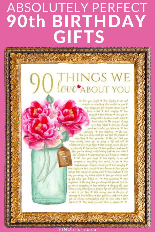 Birthday Gift Ideas For A Woman
 90th Birthday Gift Ideas 25 Best 90th Birthday Gifts