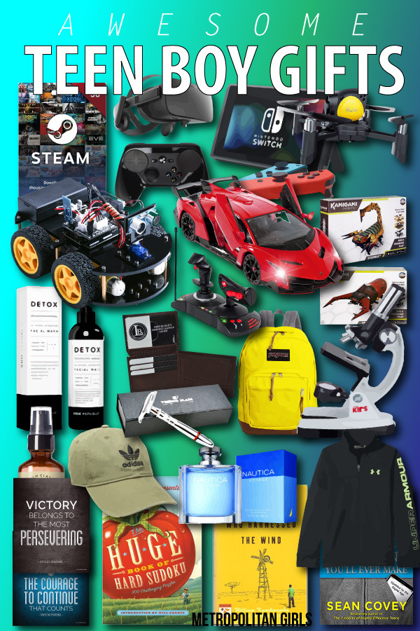 Birthday Gift Ideas For Boys
 Top 35 Gifts For Teen Boys Teenage Guys Gift Ideas