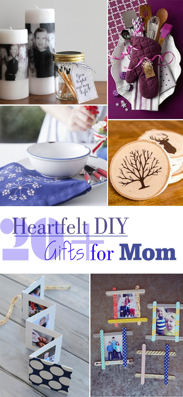 Birthday Gift Ideas For New Moms
 20 Heartfelt DIY Gifts for Mom 2017