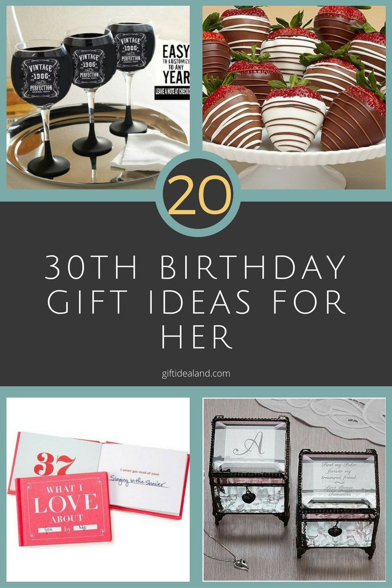 Birthday Gift Ideas For Sister Turning 30
 20 Good 30th Birthday Gift Ideas For Women