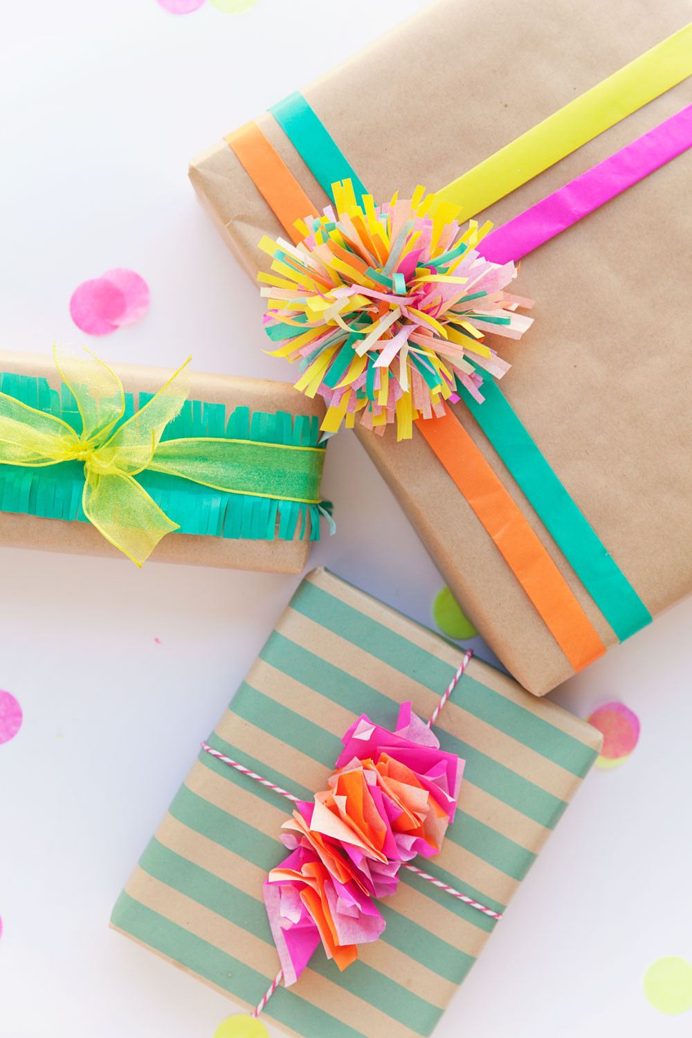 Birthday Gift Wrapping Ideas
 3 FUN WAYS TO WRAP WITH TISSUE PAPER Tell Love and Party