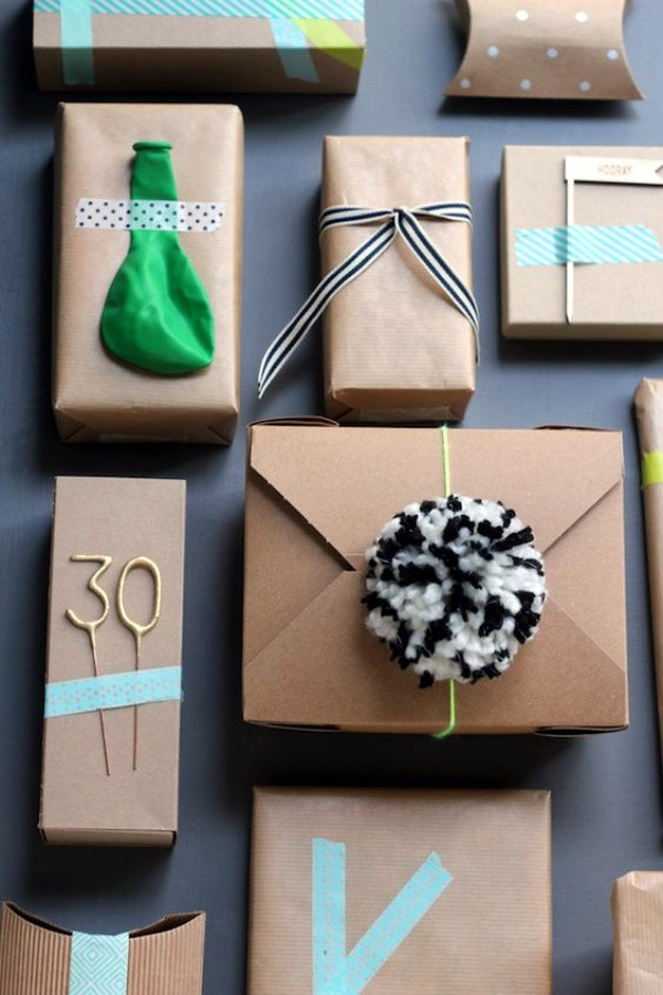 Birthday Gift Wrapping Ideas
 How To Wrap A Present 40 Examples With