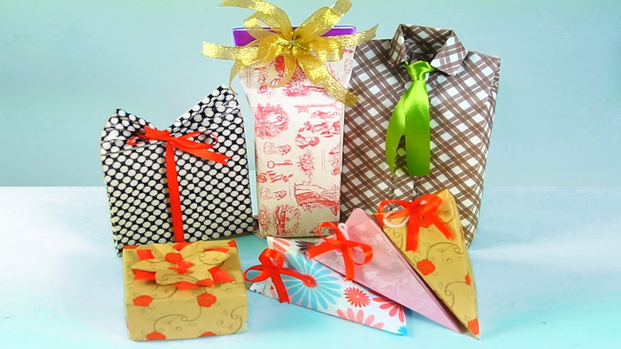 Birthday Gift Wrapping Ideas
 5 DIY GIFT WRAPPING IDEAS DIY Projects For Presents