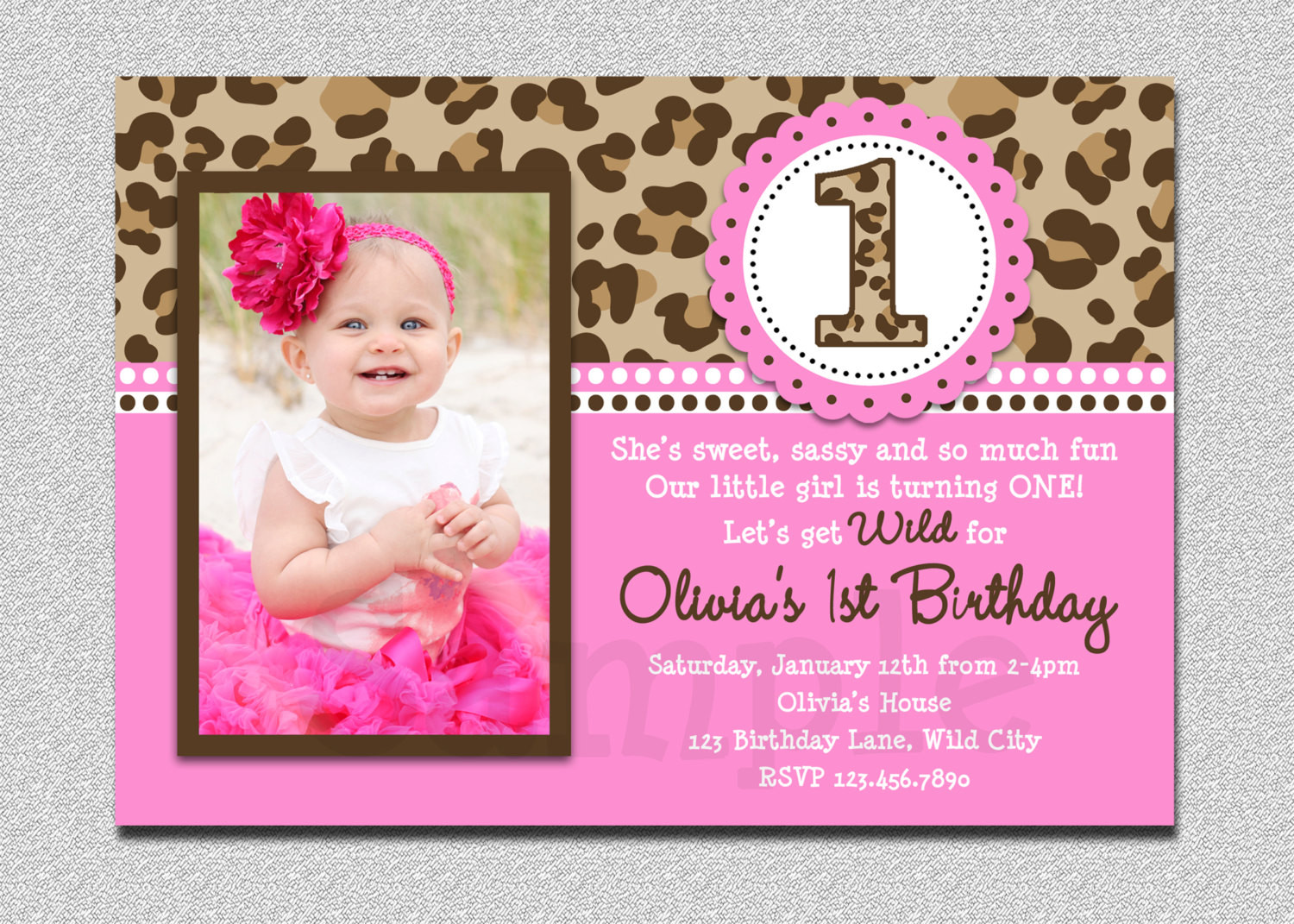 Birthday Girl Invitations
 Free Printable 1st Birthday Invitations Girl – FREE