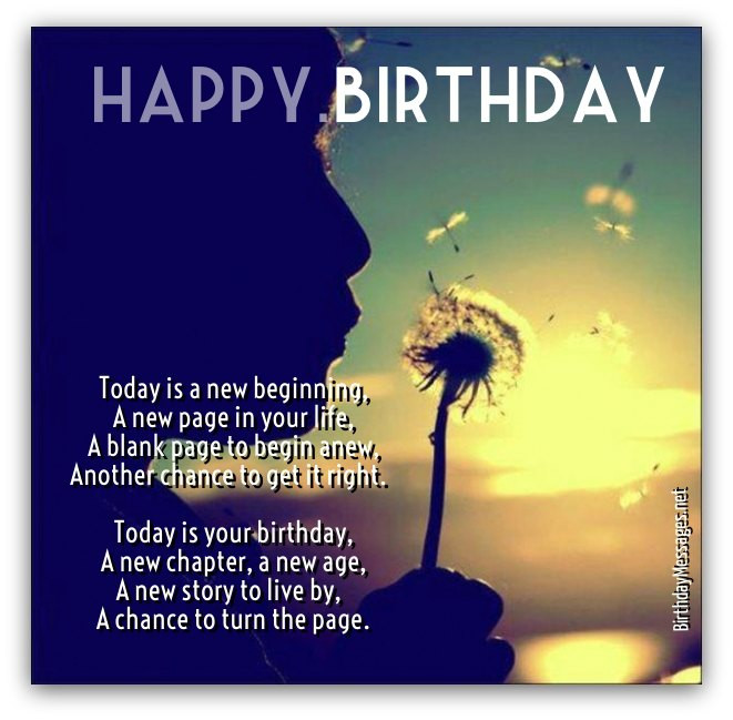 Birthday Inspirational Quotes
 Inspirational Birthday Poems Unique Poems for Birthdays