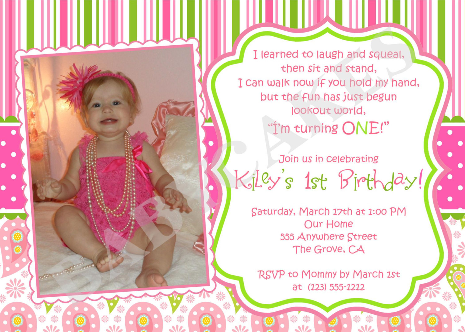 Birthday Invitation Quotes
 First Birthday Invitation Wording Ideas – FREE Printable