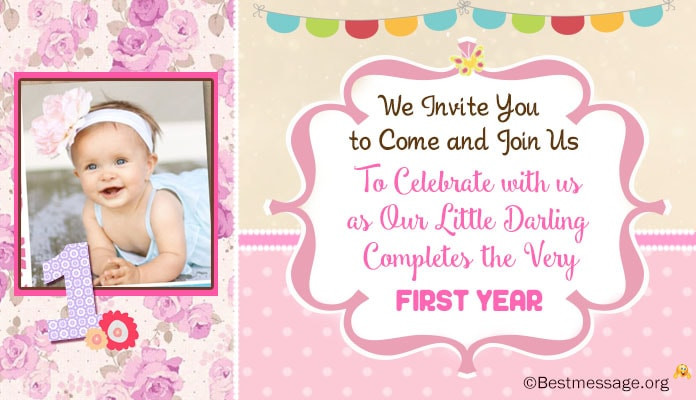Birthday Invitation Quotes
 Unique Cute 1st Birthday Invitation Wording Ideas For Kids