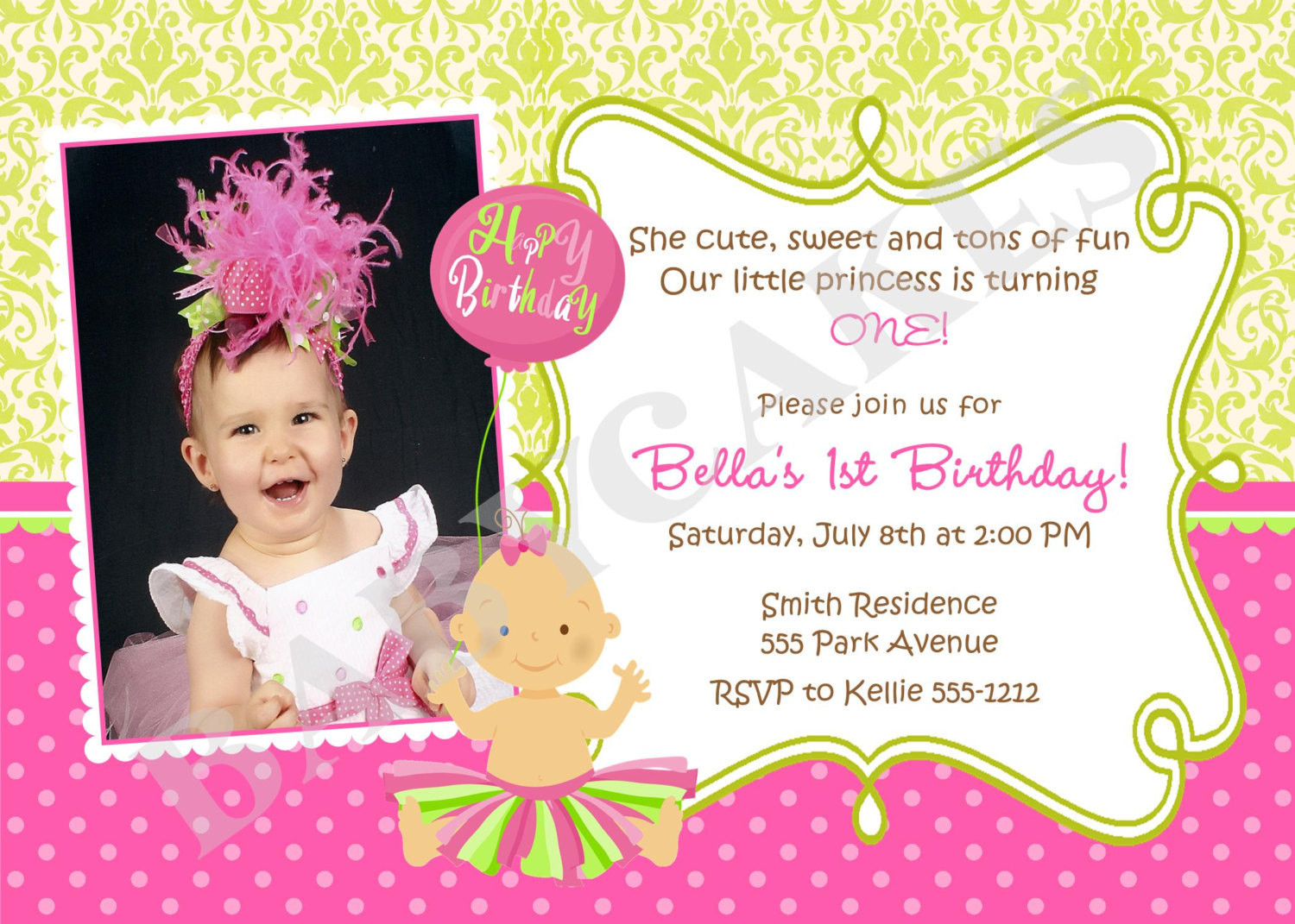 Birthday Invitation Sayings
 Quotes For 1st Birthday Invitations QuotesGram