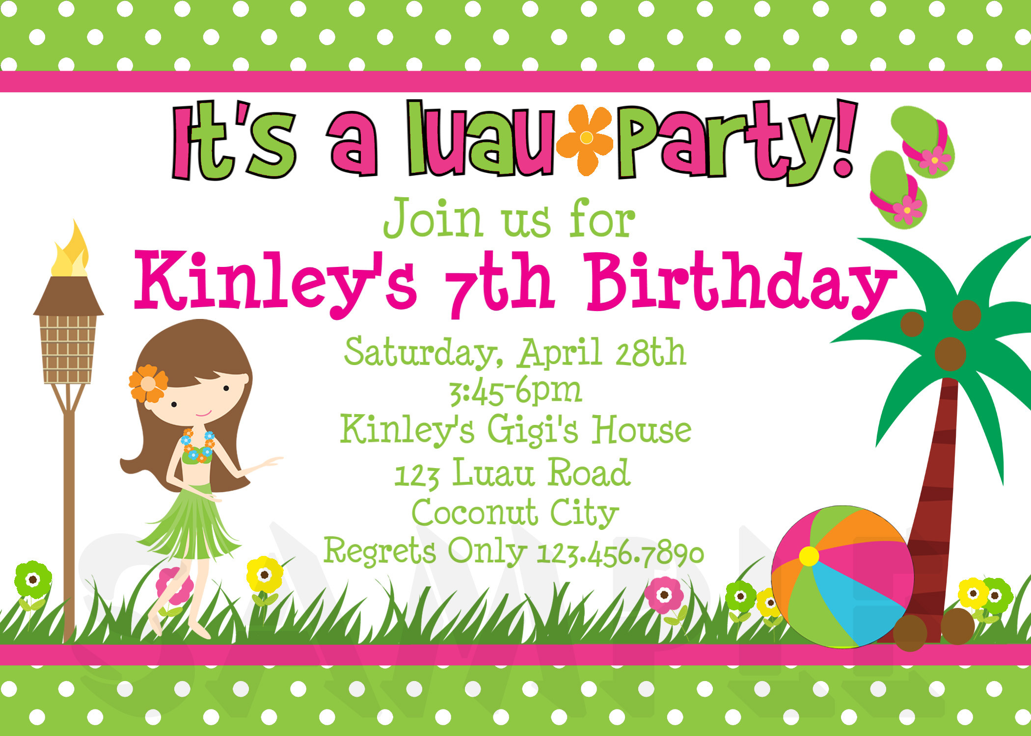 Birthday Invitation Wording For Kids
 Printable Birthday Invitations 4 Coloring Kids