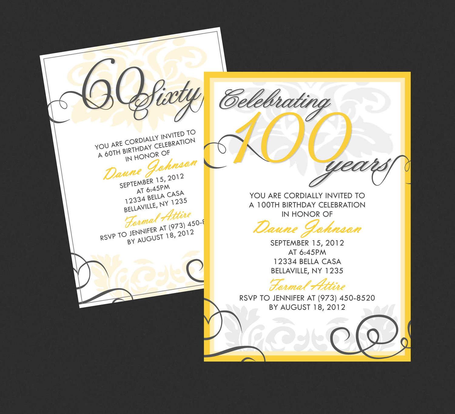 Birthday Invitations For Adults
 Briana on Etsy