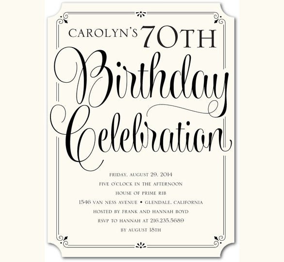 Birthday Invitations For Adults
 40 Adult Birthday Invitation Templates PSD AI Word